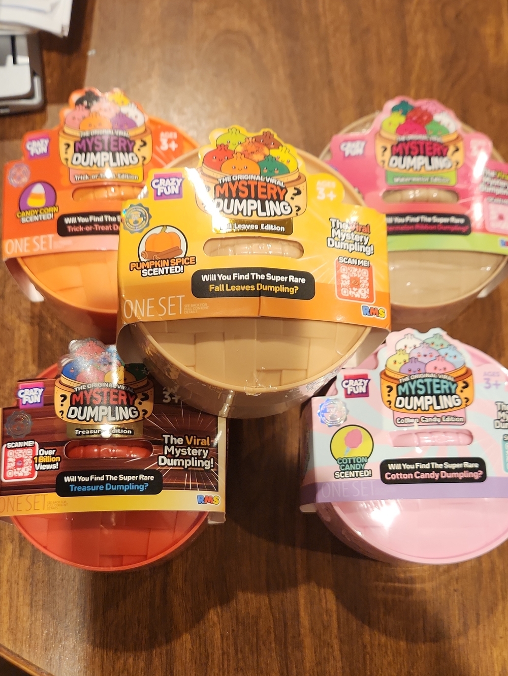RMS Crazy Fun Assorted Dumplings Lot Of 5 (See Pics) New!!!